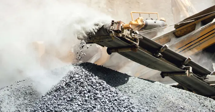 Quarrying crop